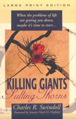 Killing Giants, Pulling Thorns (Walker Large Pr... [Large Print] 0802727263 Book Cover