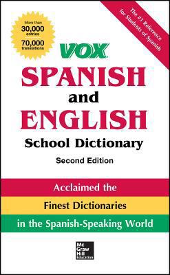 Vox Spanish and English School Dictionary, Pape... 007181664X Book Cover