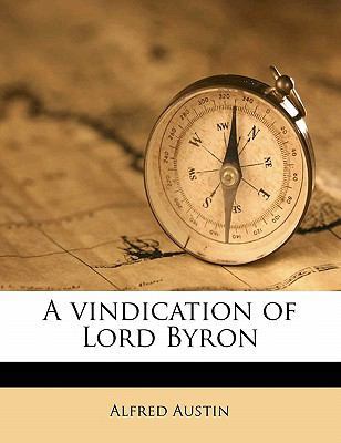 A Vindication of Lord Byron 1178159728 Book Cover