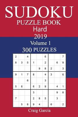 300 Hard Sudoku Puzzle Book 2019 172722390X Book Cover
