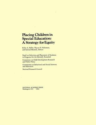 Placing Children in Special Education: A Strate... 0309032474 Book Cover