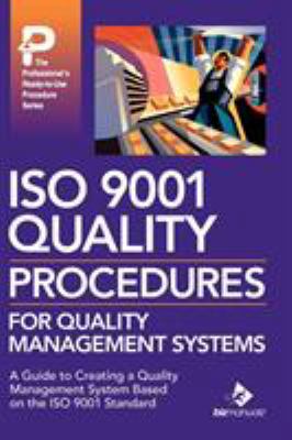 ISO 9001 Quality Procedures for Quality Managem... 1931591415 Book Cover