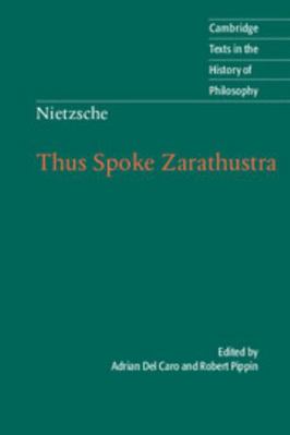 Nietzsche: Thus Spoke Zarathustra 0521602610 Book Cover