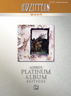 Led Zeppelin -- IV Platinum Drums: Drum Transcr... 0739061356 Book Cover