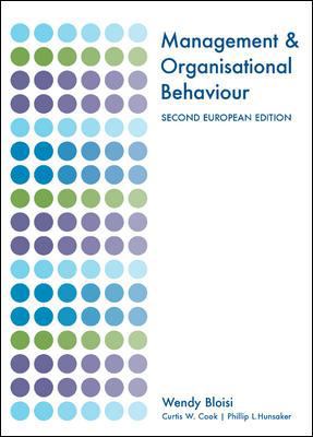 Management and Organisational Behaviour 0077111079 Book Cover