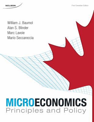 CDN ED Microeconomics: Principles & Policy 0176252541 Book Cover