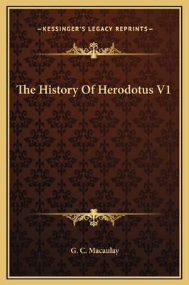 The History Of Herodotus V1 1169322050 Book Cover
