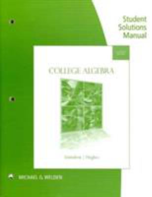 Student Solutions Manual for Gustafson/Hughes' ... 1133103472 Book Cover