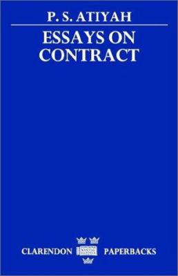 Essays on Contract 019825444X Book Cover