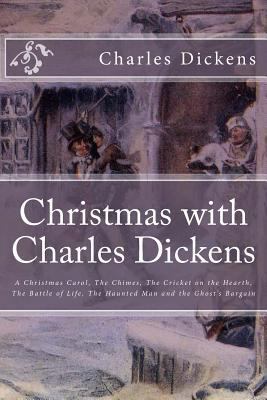 Christmas with Charles Dickens: A Christmas Car... 1500583693 Book Cover
