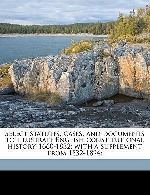 Select Statutes, Cases, and Documents to Illust... 1178427730 Book Cover