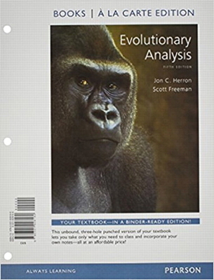 Evolutionary Analysis 0321928164 Book Cover