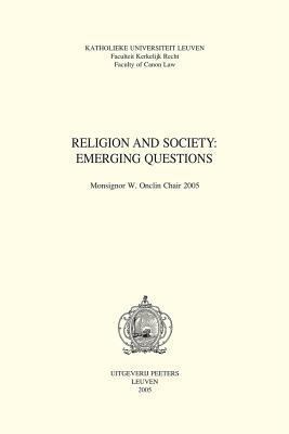 Religion and Society: Emerging Questions: Monsi... 9042916303 Book Cover