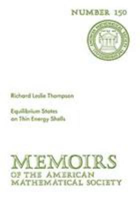 Equilibrium States on Thin Energy Shells 0821818503 Book Cover