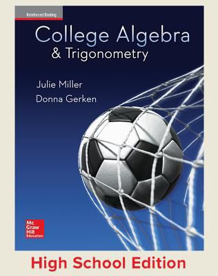 Miller, College Algebra and Trigonometry, 2017,... 0076691845 Book Cover