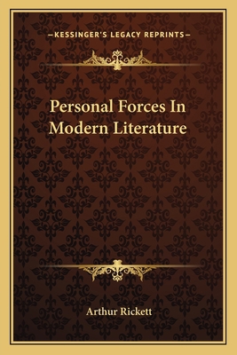 Personal Forces In Modern Literature 1163091162 Book Cover