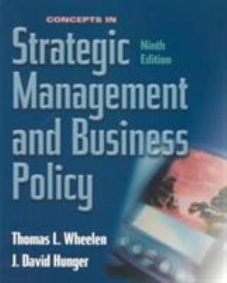 Concepts in Strategic Management and Business P... 013142405X Book Cover