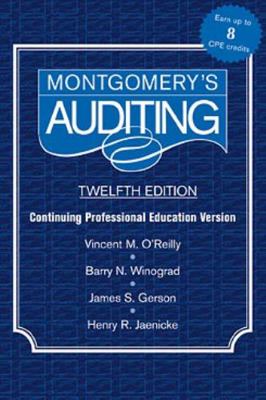 Montgomery Auditing Continuing Professional Edu... 0471346055 Book Cover