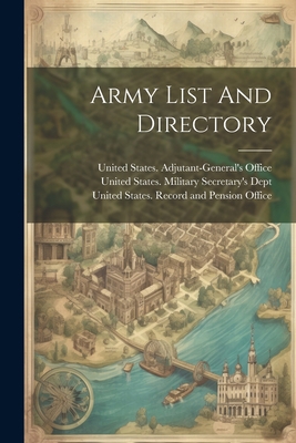 Army List And Directory 1021538930 Book Cover