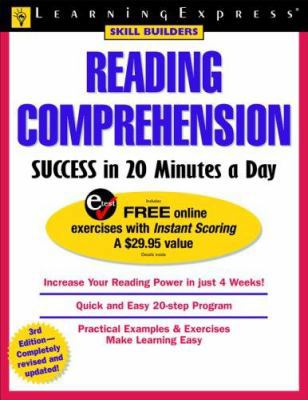 Reading Comprehension Success in 20 Minutes a Day 1576854949 Book Cover