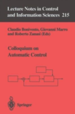 Colloquium on Automatic Control 3540760601 Book Cover