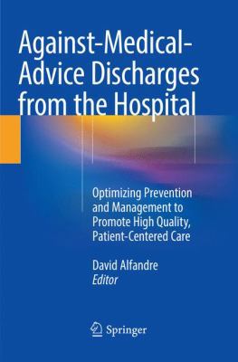 Against‐medical‐advice Discharges f... 3030091554 Book Cover