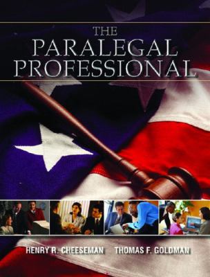 The Paralegal Professional 0130264253 Book Cover