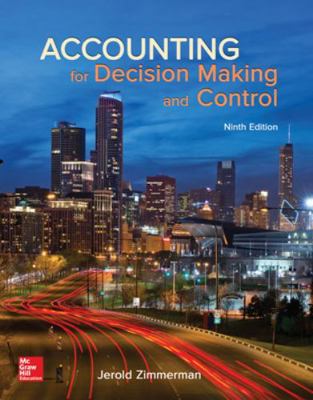 Accounting for Decision Making and Control 125956455X Book Cover