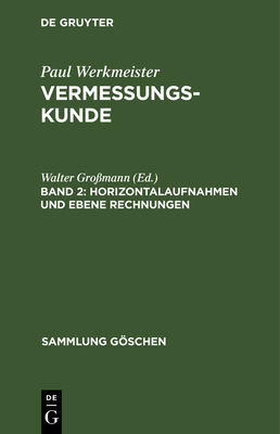 Horizontalaufnahmen und ebene Rechnungen [German] 3111320677 Book Cover