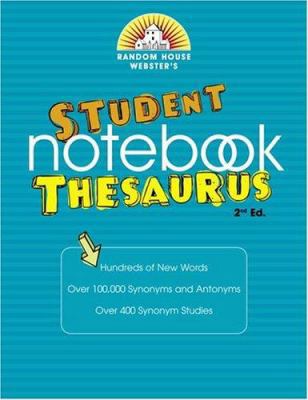 Random House Webster's Student Notebook Thesaur... 0375721215 Book Cover