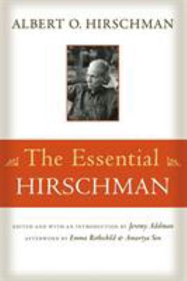 The Essential Hirschman 069116567X Book Cover