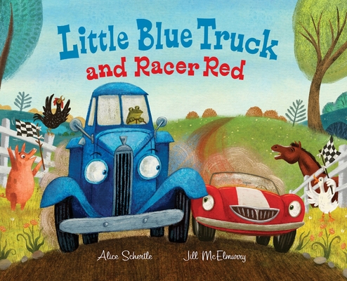 Little Blue Truck and Racer Red 0063387840 Book Cover