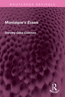 Montaigne's 'Essais' 1032303271 Book Cover