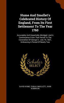 Hume And Smollet's Celebrated History Of Englan... 1346306257 Book Cover