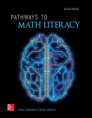 Pathways to Math Literacy (Looseleaf) 1259985601 Book Cover