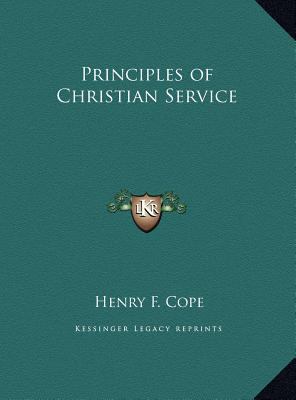 Principles of Christian Service 1169717799 Book Cover