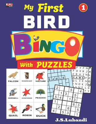 My First BIRD BINGO with PUZZLES, Vol.1 [Large Print] 1080665250 Book Cover