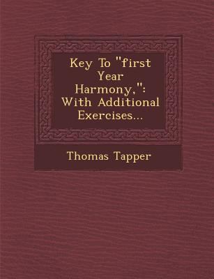 Key to First Year Harmony,: With Additional Exe... [Japanese] 1249940842 Book Cover