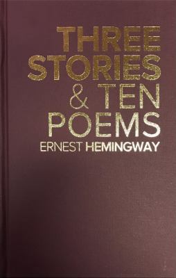 Three Stories & Ten Poems 0848833384 Book Cover