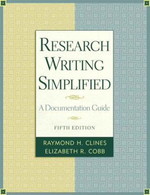 Research Writing Simplified: A Documentation Gu... 032133342X Book Cover