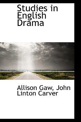 Studies in English Drama 110370446X Book Cover