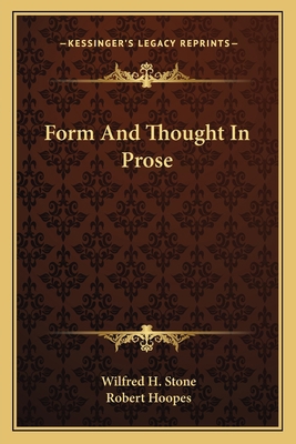 Form And Thought In Prose 1163808547 Book Cover
