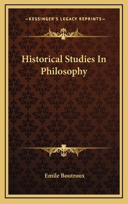Historical Studies in Philosophy 1163352357 Book Cover