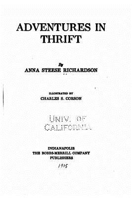 Adventures in Thrift 1530487242 Book Cover