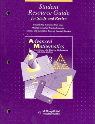 McDougal Littell Advanced Math: Student Resourc... 0395421705 Book Cover
