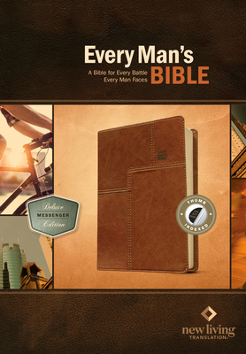 Every Man's Bible NLT, Deluxe Messenger Edition 1496433599 Book Cover