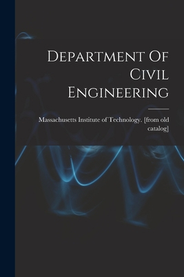 Department Of Civil Engineering 1019324538 Book Cover