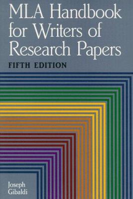 MLA Handbook for Writers of Research Papers B008GBUQFO Book Cover