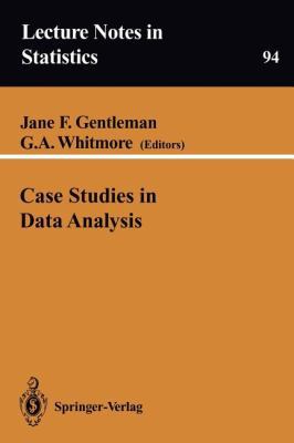 Case Studies in Data Analysis 0387944109 Book Cover
