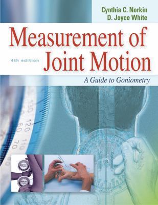 Measurement of Joint Motion: A Guide to Goniometry 0803620667 Book Cover